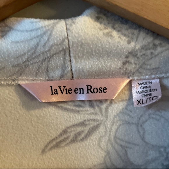 La Vie En Rose Fleecy/ Flannel Pajama Set XL - Picture 6 of 16